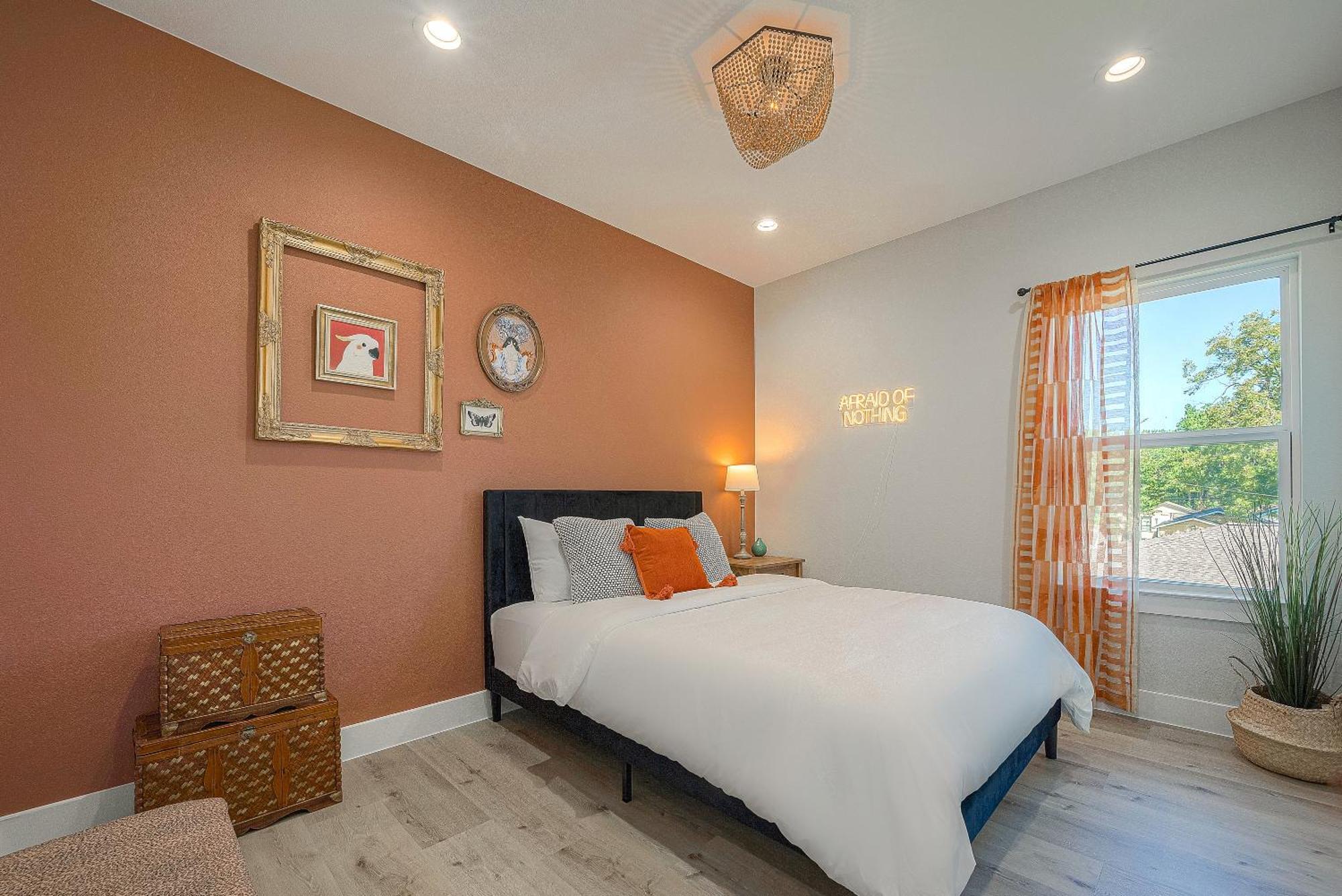 Modern Home Near Downtown With Fast Wifi, Bbq, Games & Ev Equipped! Houston Luaran gambar
